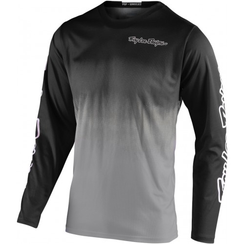 CAMISOLA TROY LEE DESIGNS 2021 GP STAIN'D - PRETO / CINZA